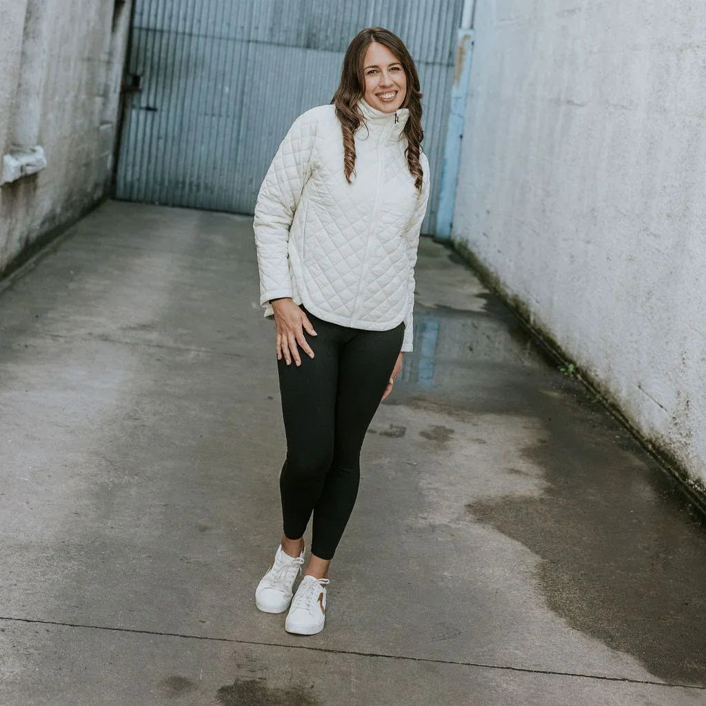 Melissa Women's Quilted Jacket - Cream