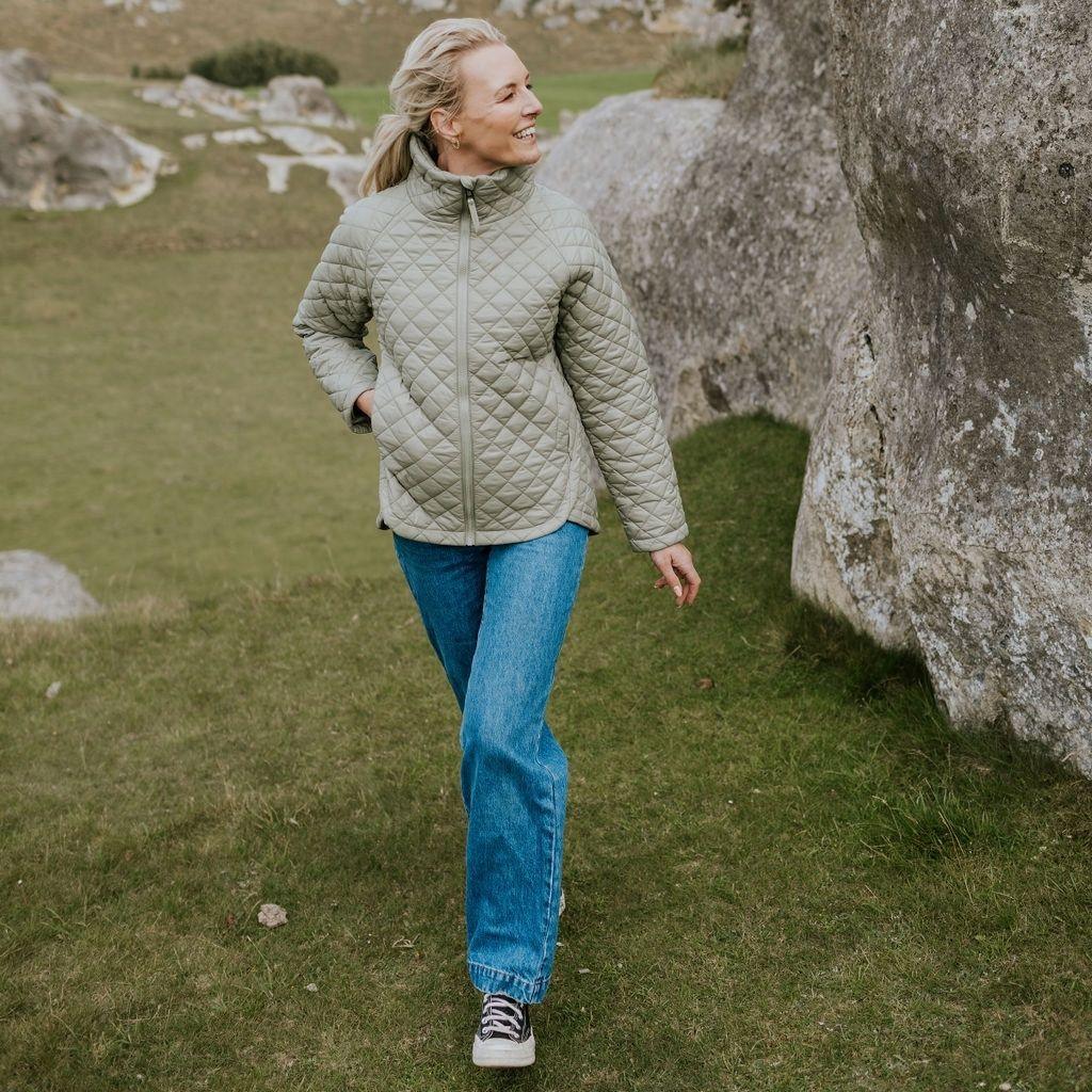 Melissa Women's Quilted Jacket - Green Tea