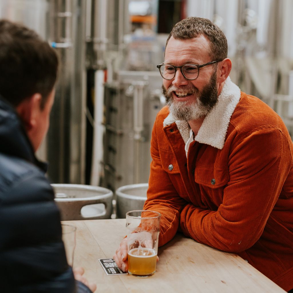 Hammer Men's Cord/Sherpa Jacket - Chestnut/White Sherpa