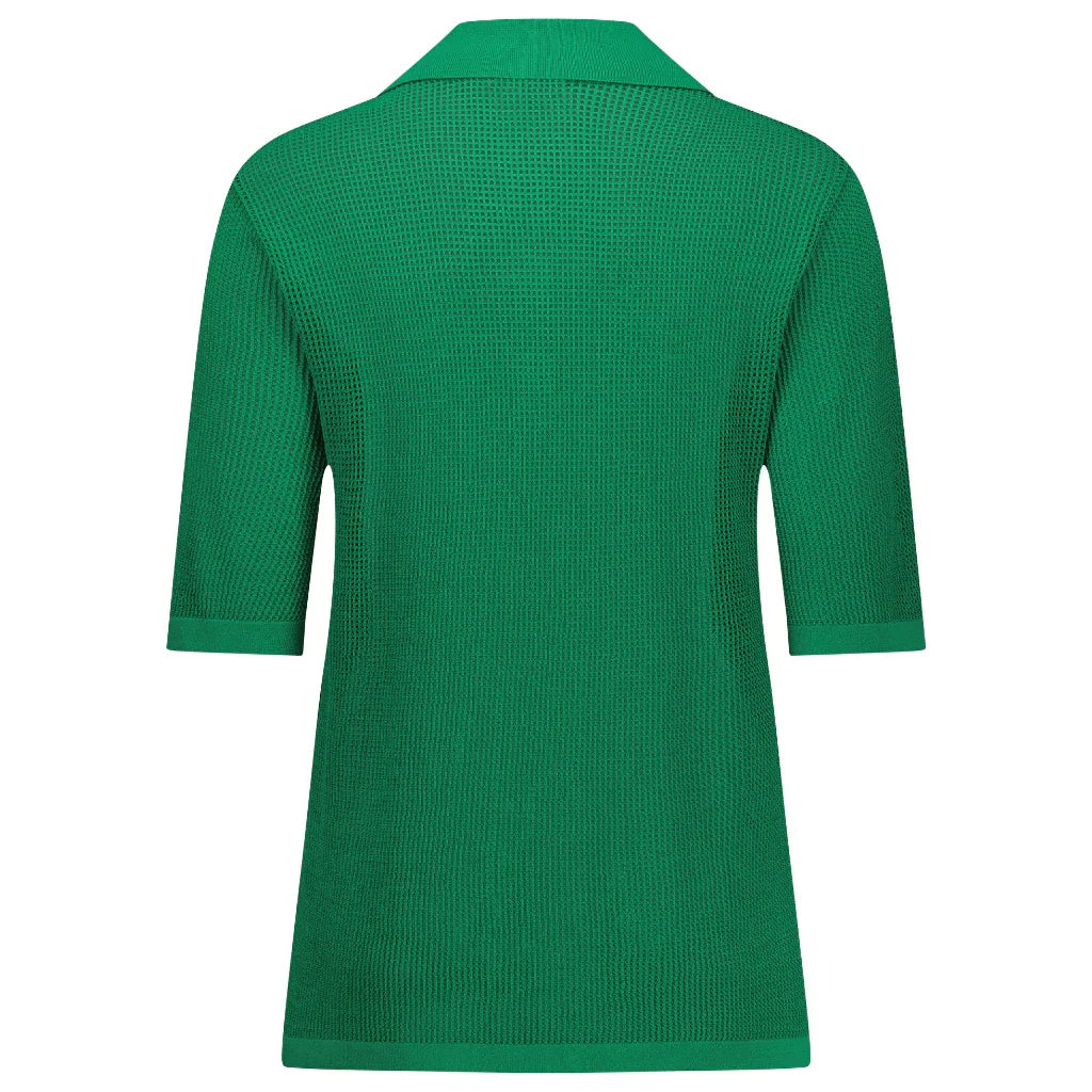 Cedar Women's Button Up Tee - Shamrock