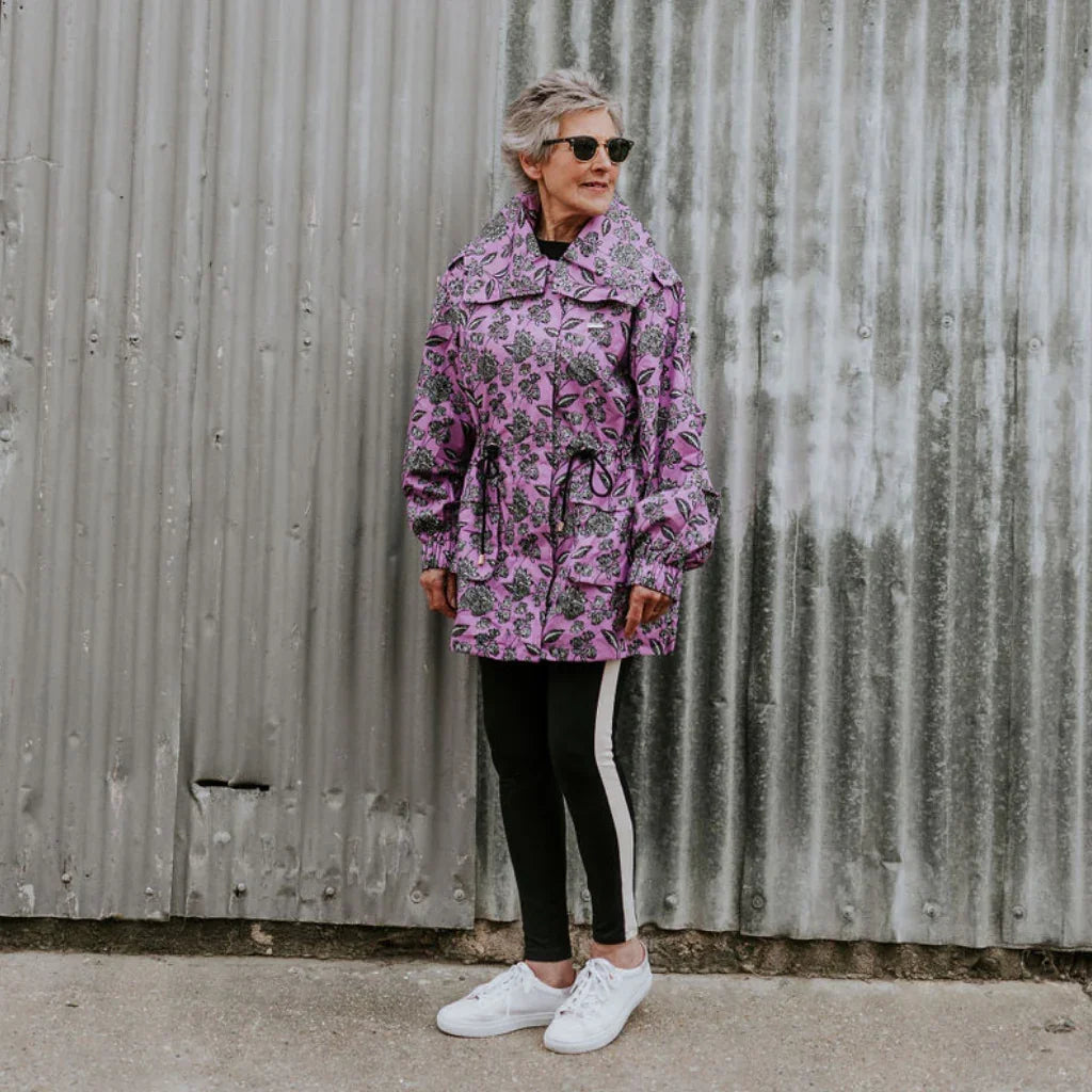 Marlow Women's Waterproof Rain Jacket - Flora Print