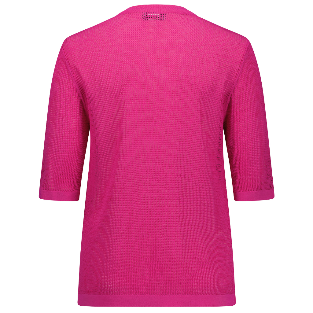 Florence Women's Short Sleeved Crew - Fuchsia