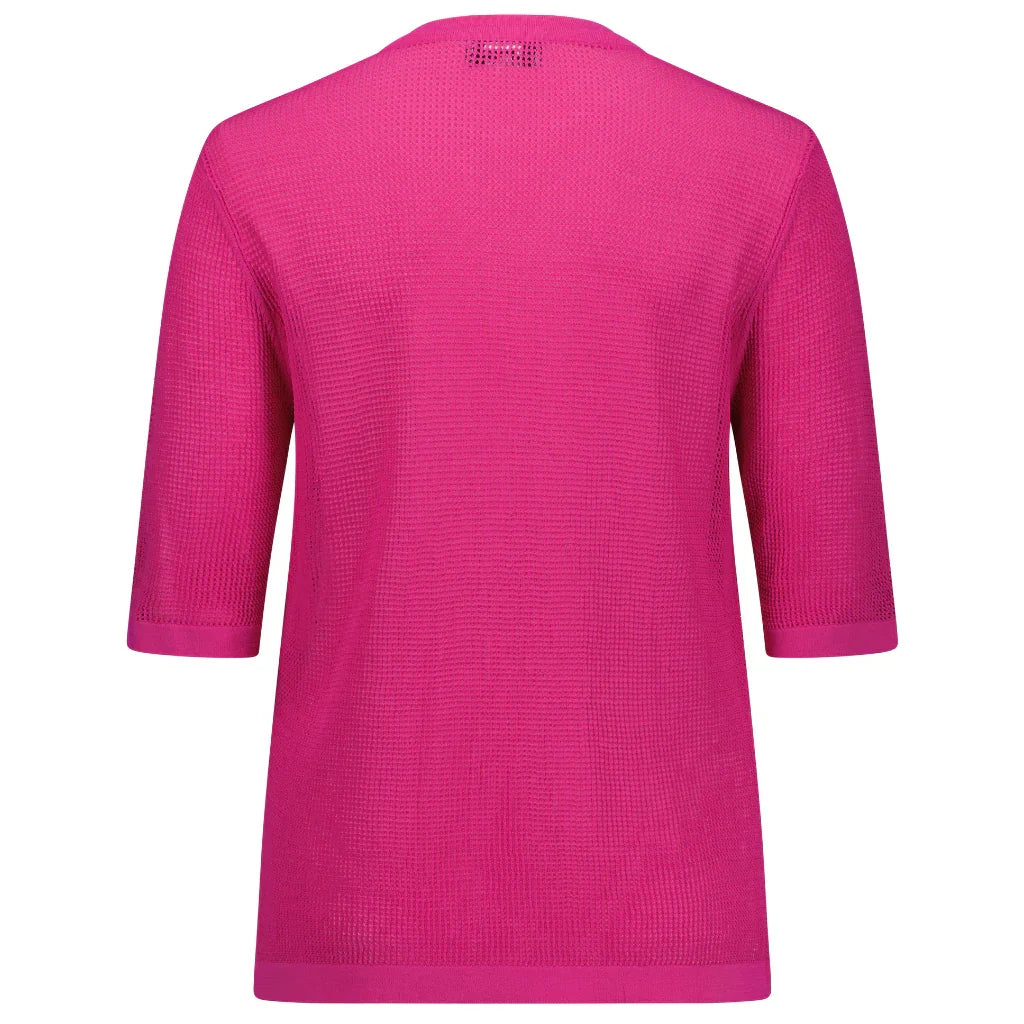 Florence Women's Short Sleeved Crew - Fuchsia