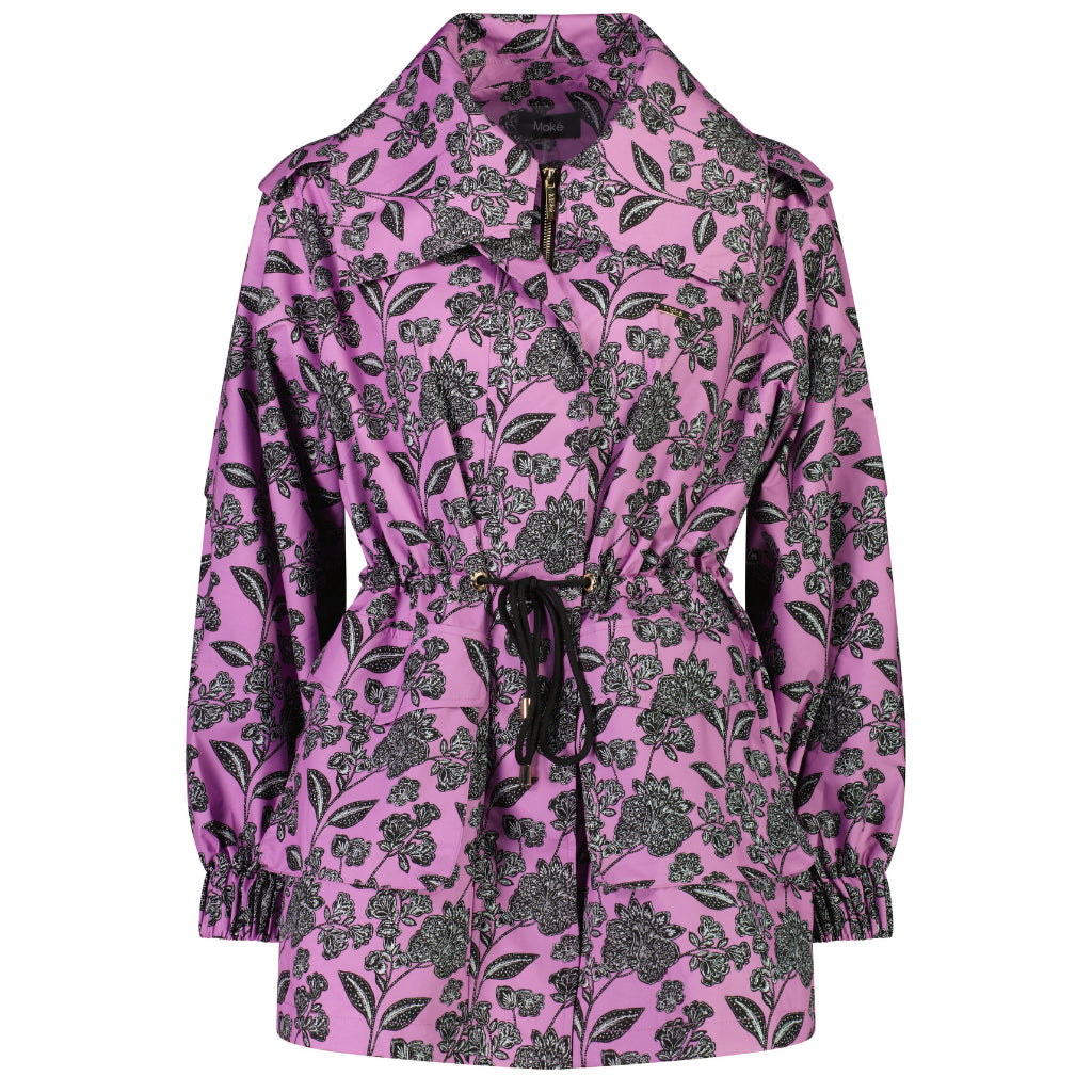 Marlow Women's Waterproof Rain Jacket - Flora Print