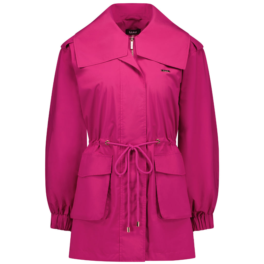Marlow Women's Waterproof Rain Jacket - Fuchsia