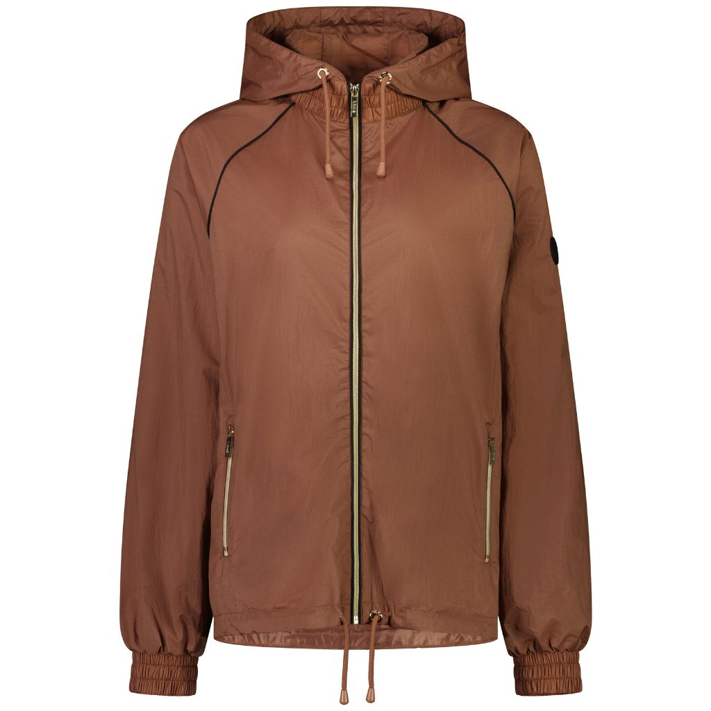 Ngapera Women's Wind Breaker - Desert with Black Trim