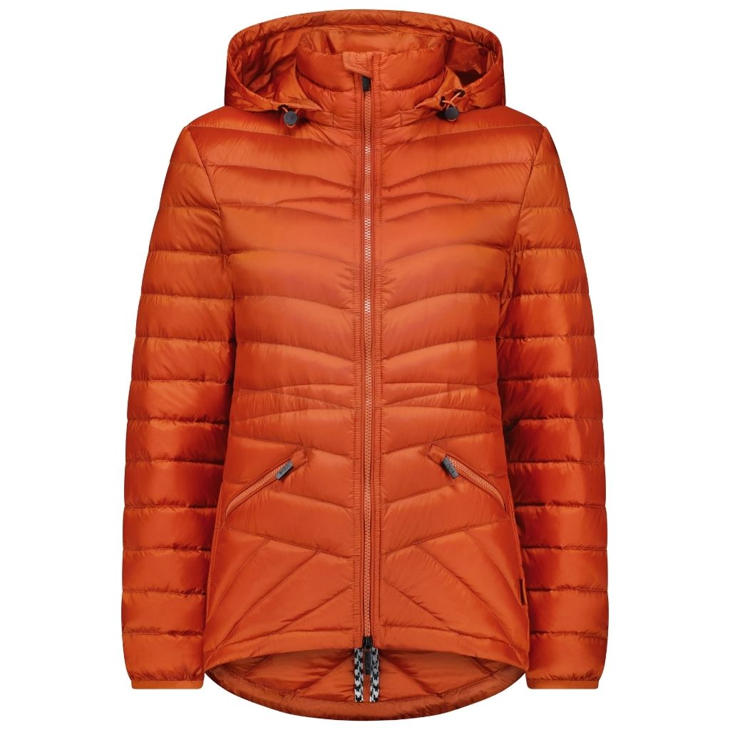 Cushla Women's 90/10 Packable Down Jacket - Intense Rust