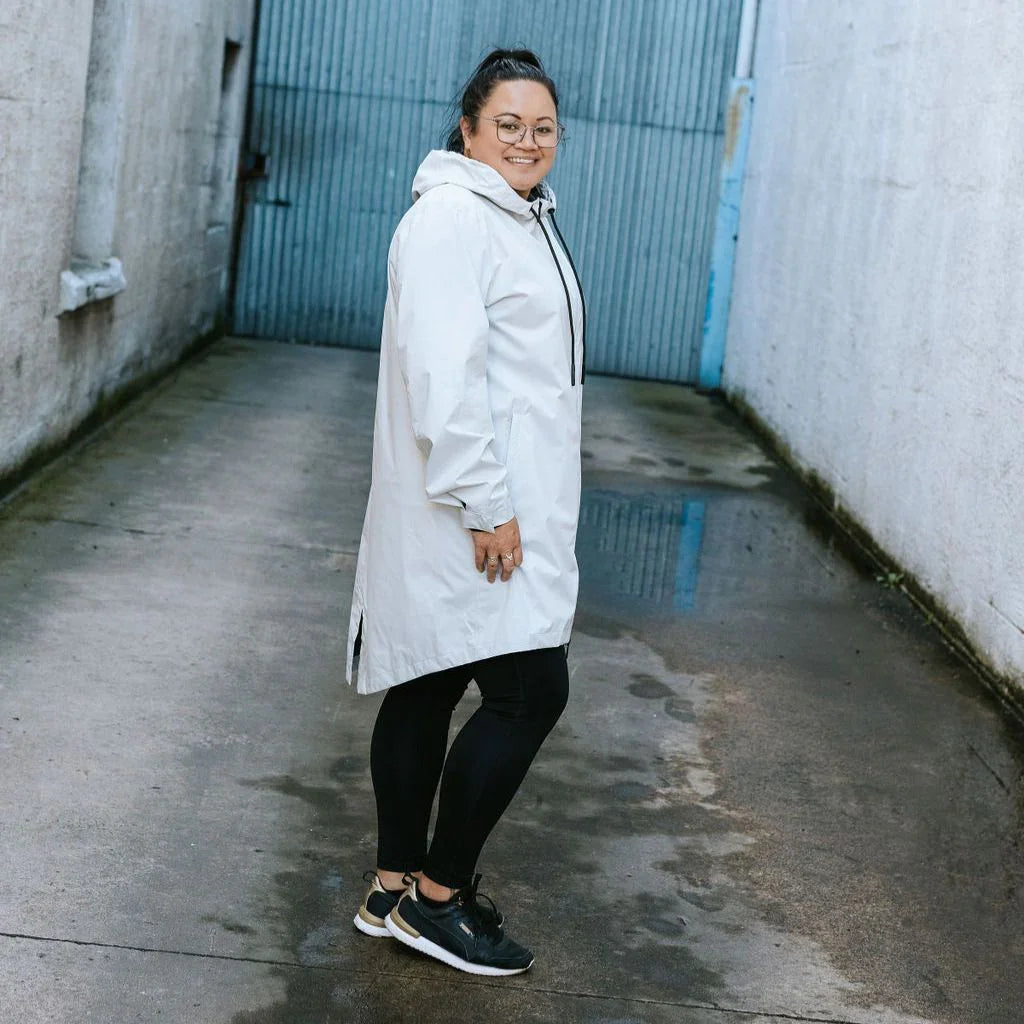 Georgie Women's Rain Coat - Ice Crystal