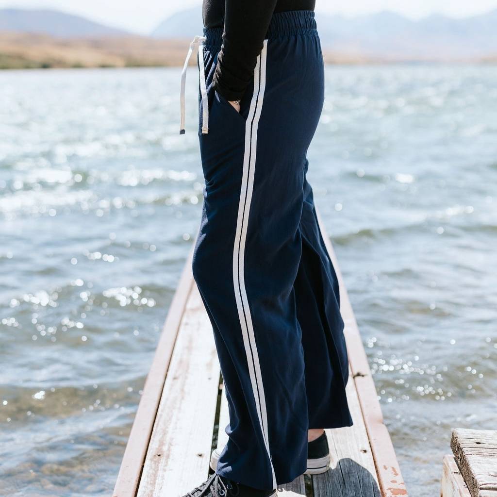 Indiana Women's Wide Leg Pants - Navy