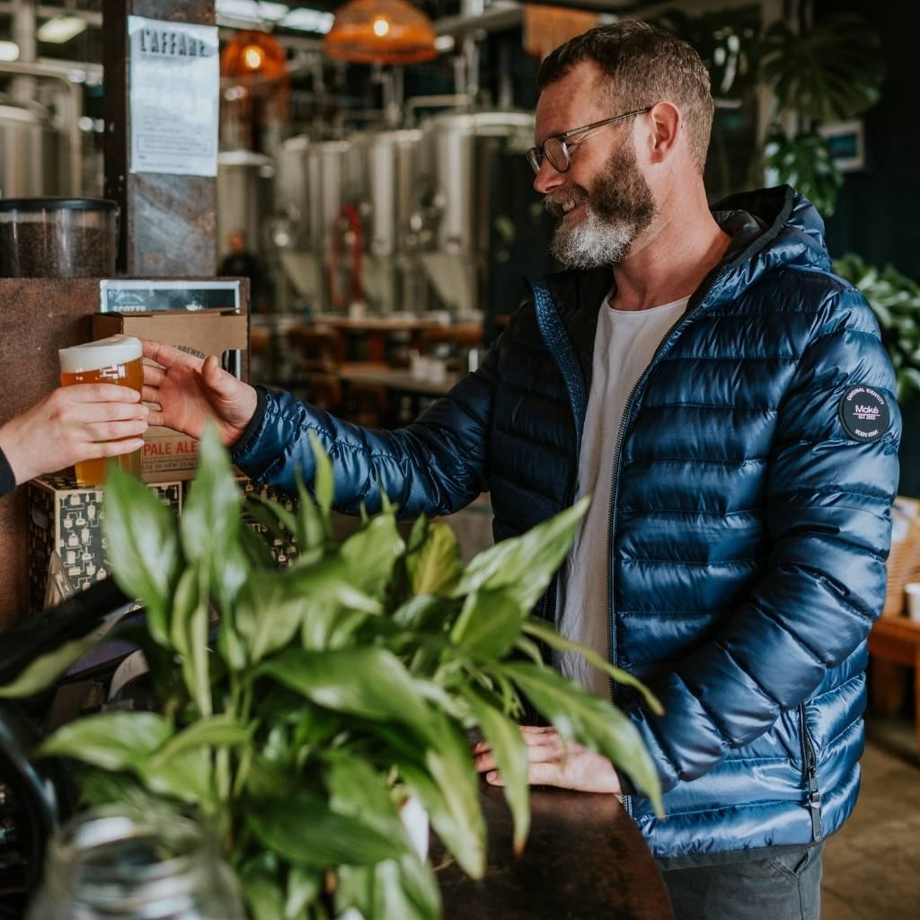 Jimmy Men's 90/10 Packable Down Jacket - Navy