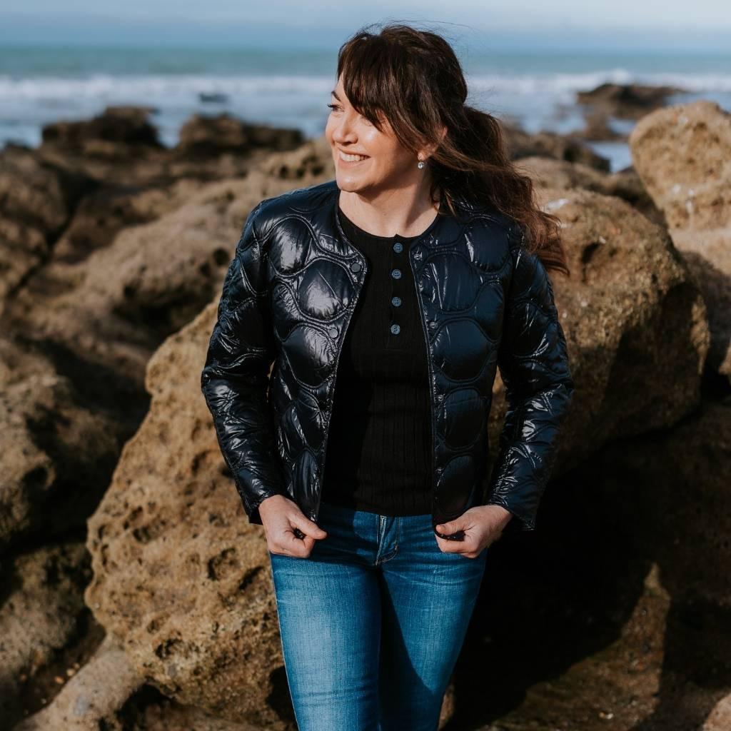 Liss Women's 90/10 Down Quilted Jacket - Black