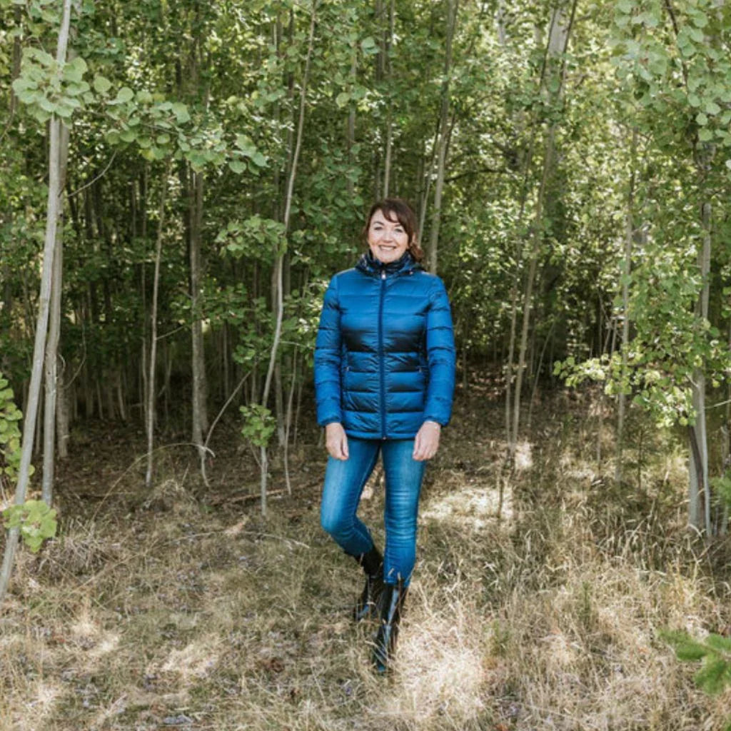 Lynn Women's 90/10 Packable Down Jacket - Moonlight