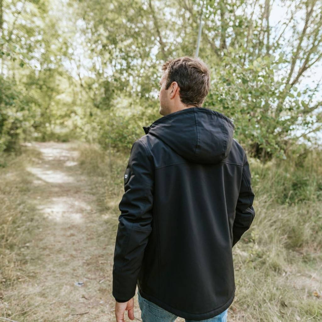 Remy Men's Softshell Jacket - Black