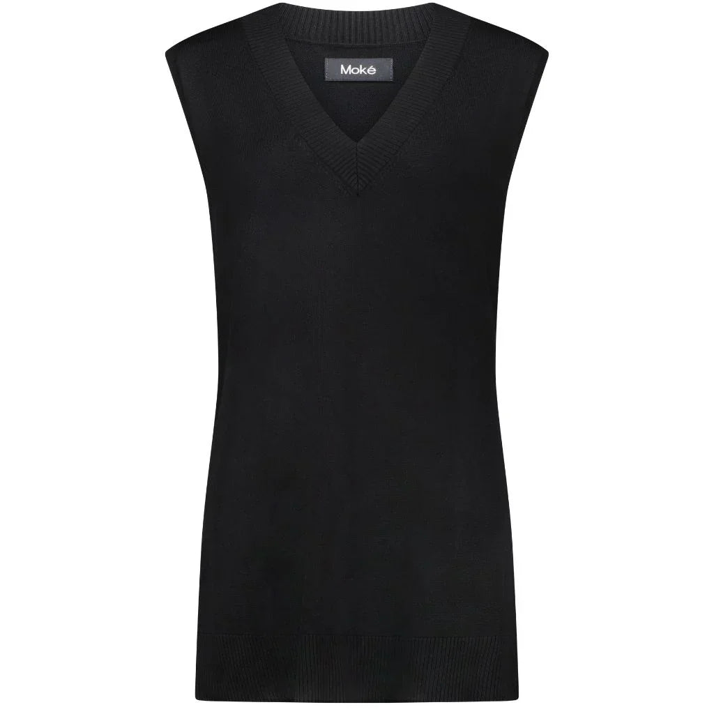 Sam Women's Knit Vest - Black