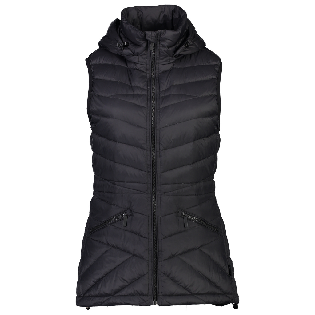 Mary-Claire Women&#39;s 90/10 Packable Down Vest - Black