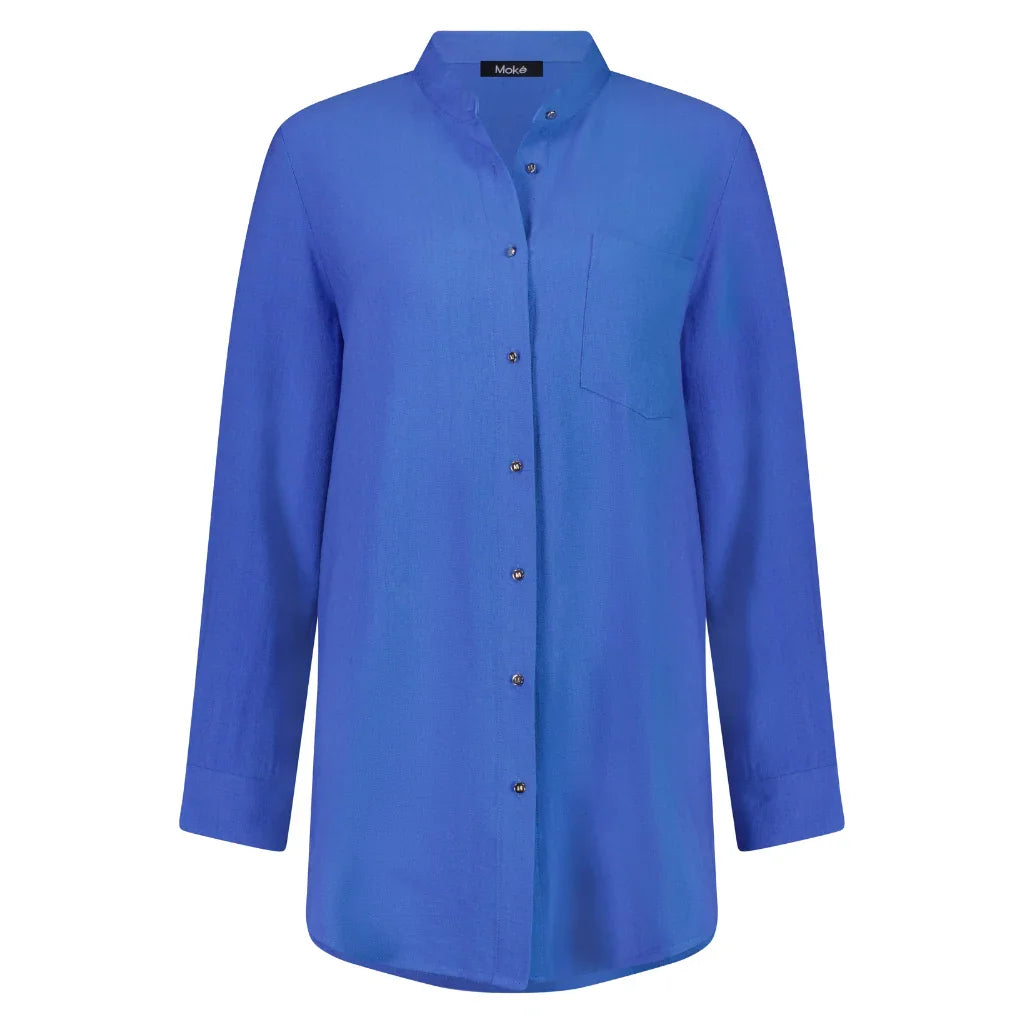 Casey Women's Viscose Shirt - Cornflower