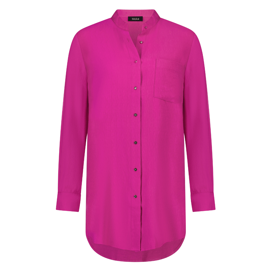 Casey Women's Viscose Shirt - Flamingo