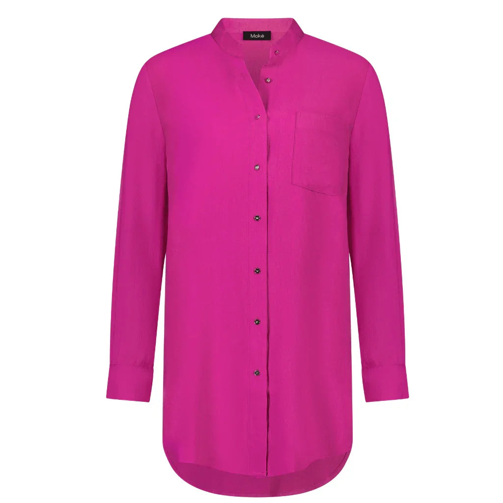 Casey Women's Viscose Shirt - Flamingo