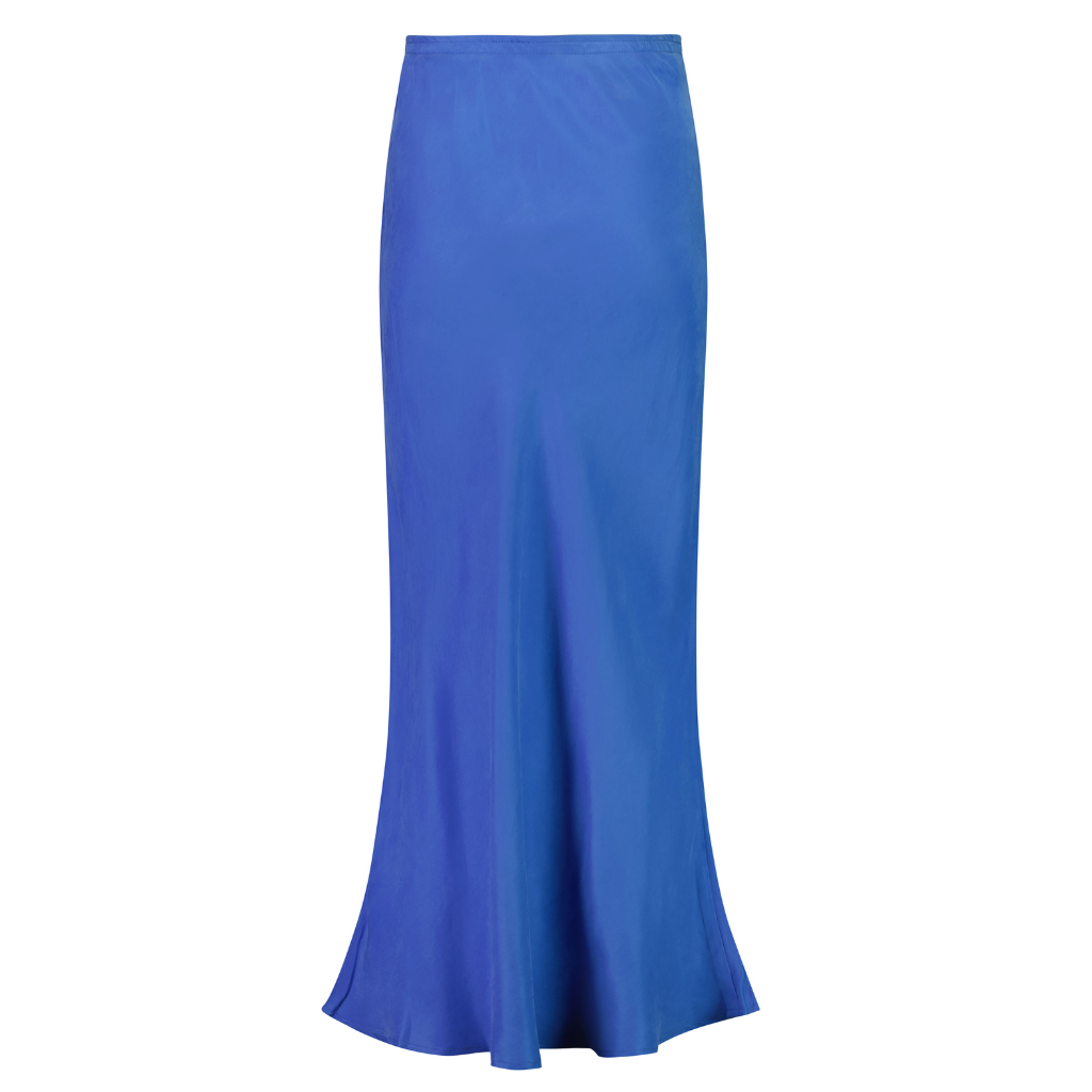 Darci Women's Cupro Skirt - Cornflower