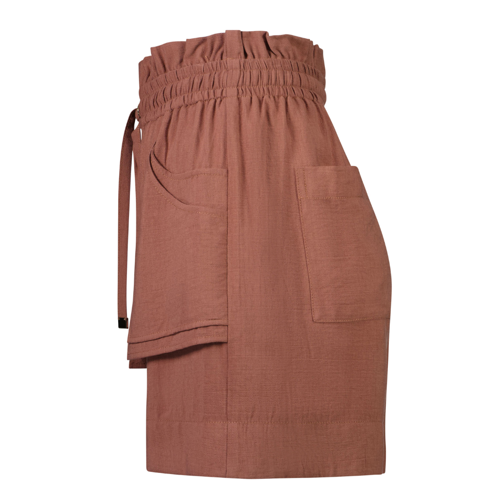 Jenna Women's Paperbag Shorts - Desert