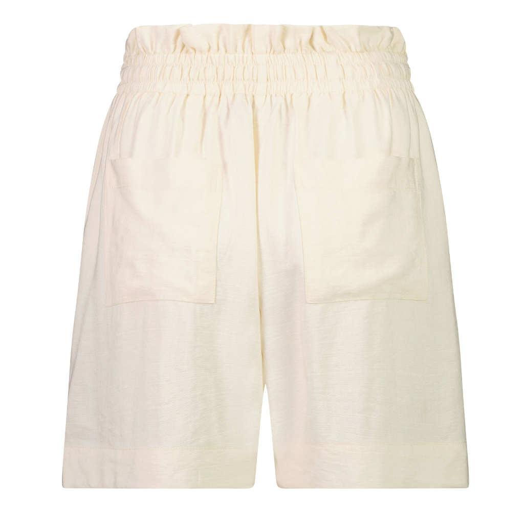 Jenna Women's Paperbag Shorts - Coconut Milk