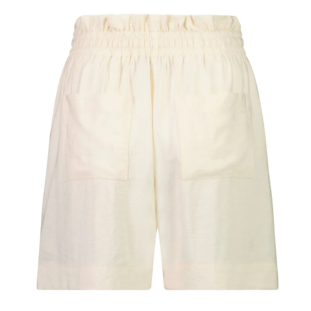 Jenna Women's Paperbag Shorts - Coconut Milk