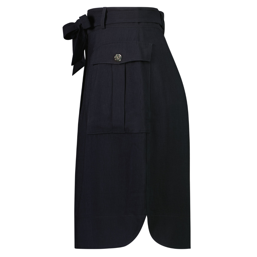 Lanii Women's Mid Length Skirt - Black