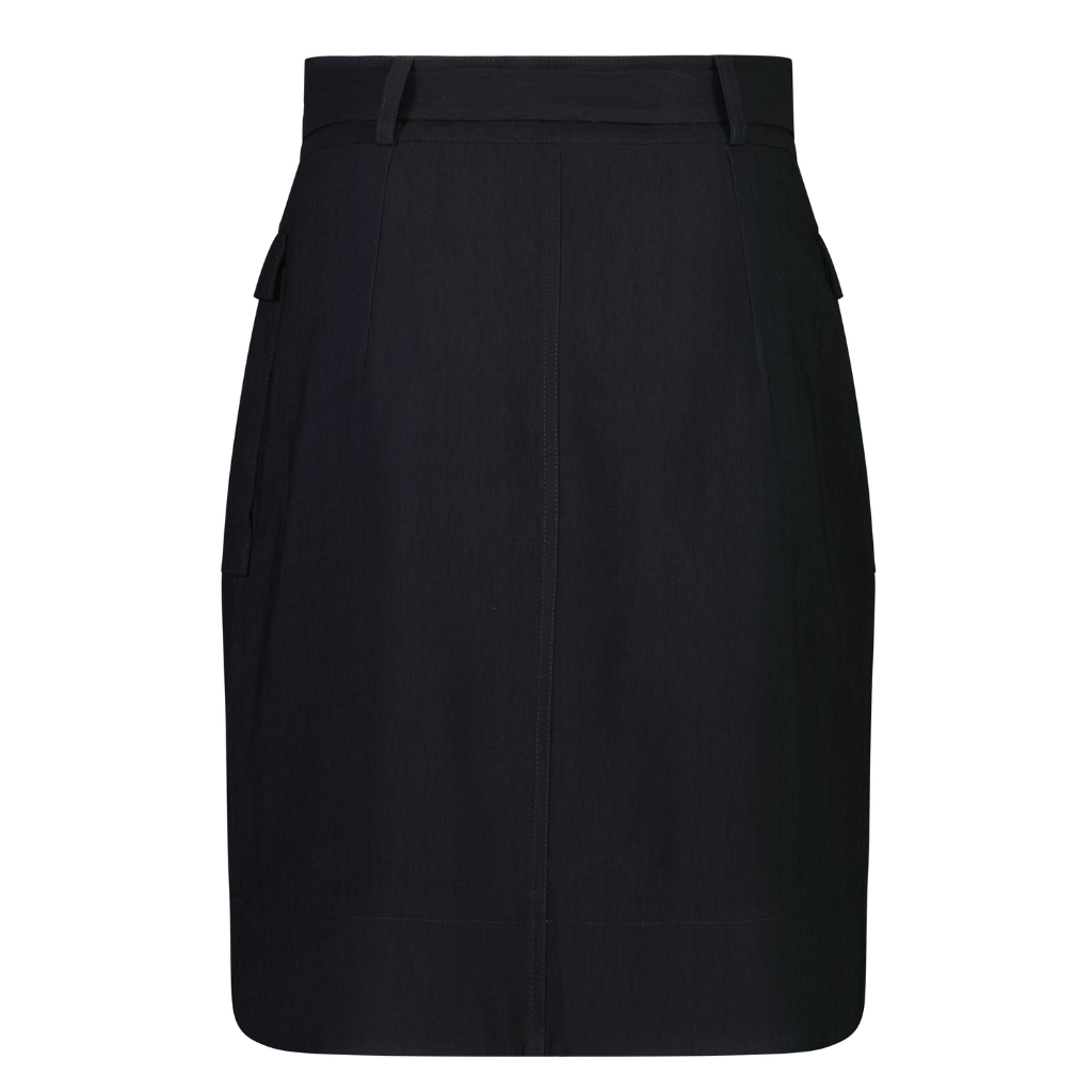 Lanii Women's Mid Length Skirt - Black