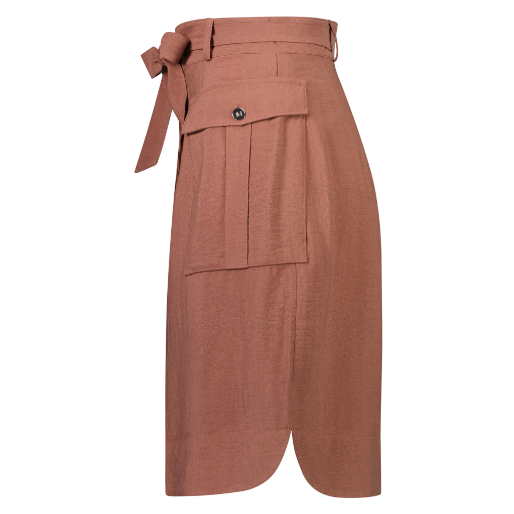 Lanii Women's Mid Length Skirt - Desert