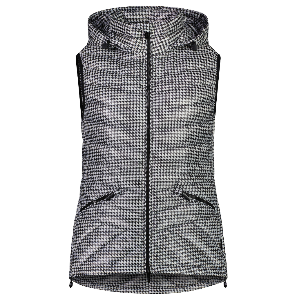 Mary-Claire Women&#39;s 90/10 Packable Down Vest - Houndstooth
