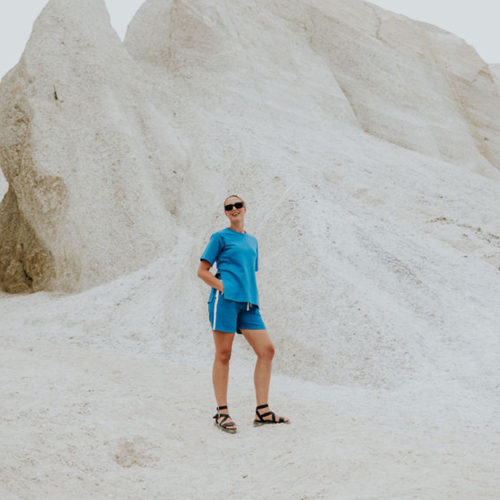 Jane Women's Viscose Shorts - Cornflower