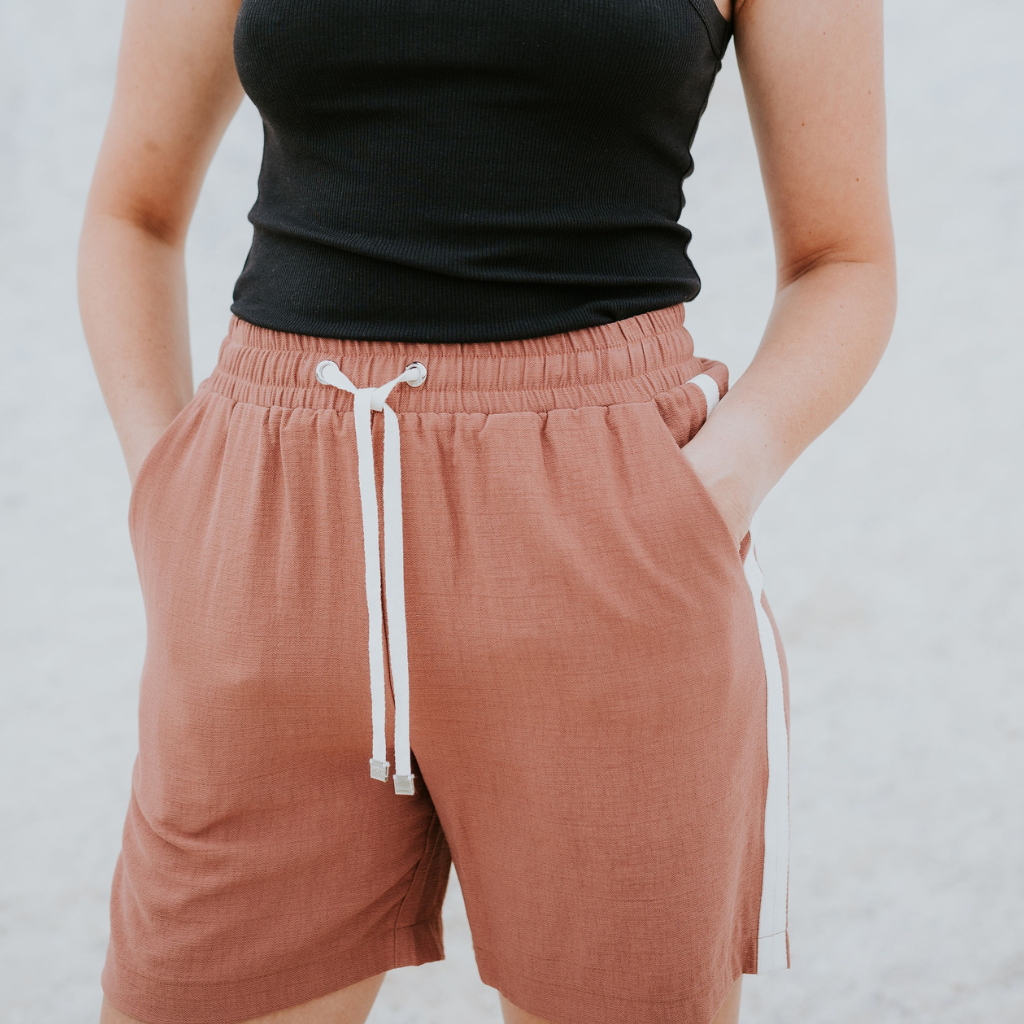 Jane Women's Viscose Shorts- Desert