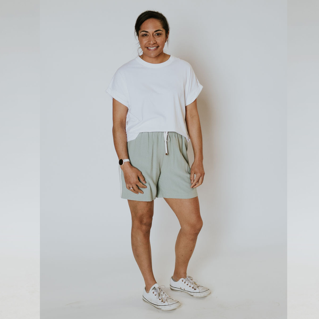 Jane Women's Viscose Shorts - Slate Grey