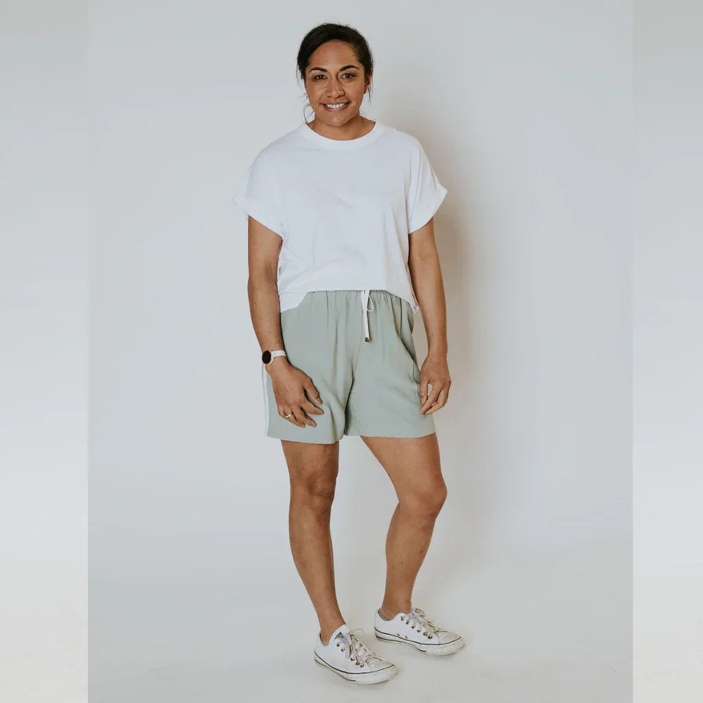 Jane Women's Viscose Shorts - Slate Grey