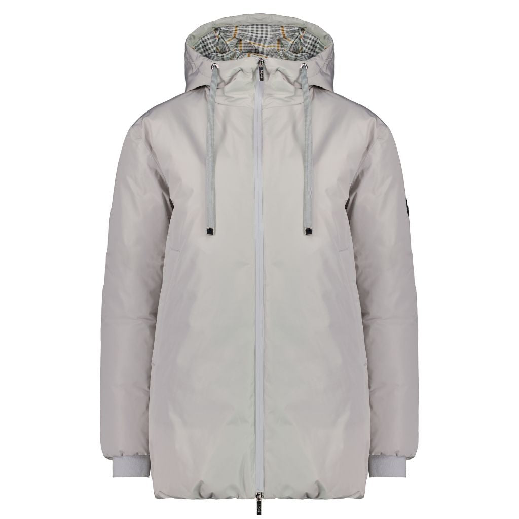 Chicago Women&#39;s Waterproof Goose Down Jacket - Winter Silver