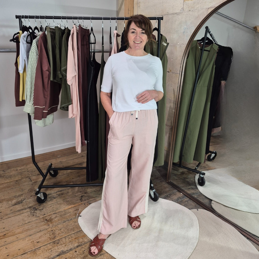 Indiana Women's Wide Leg Pants | Dusty Rose