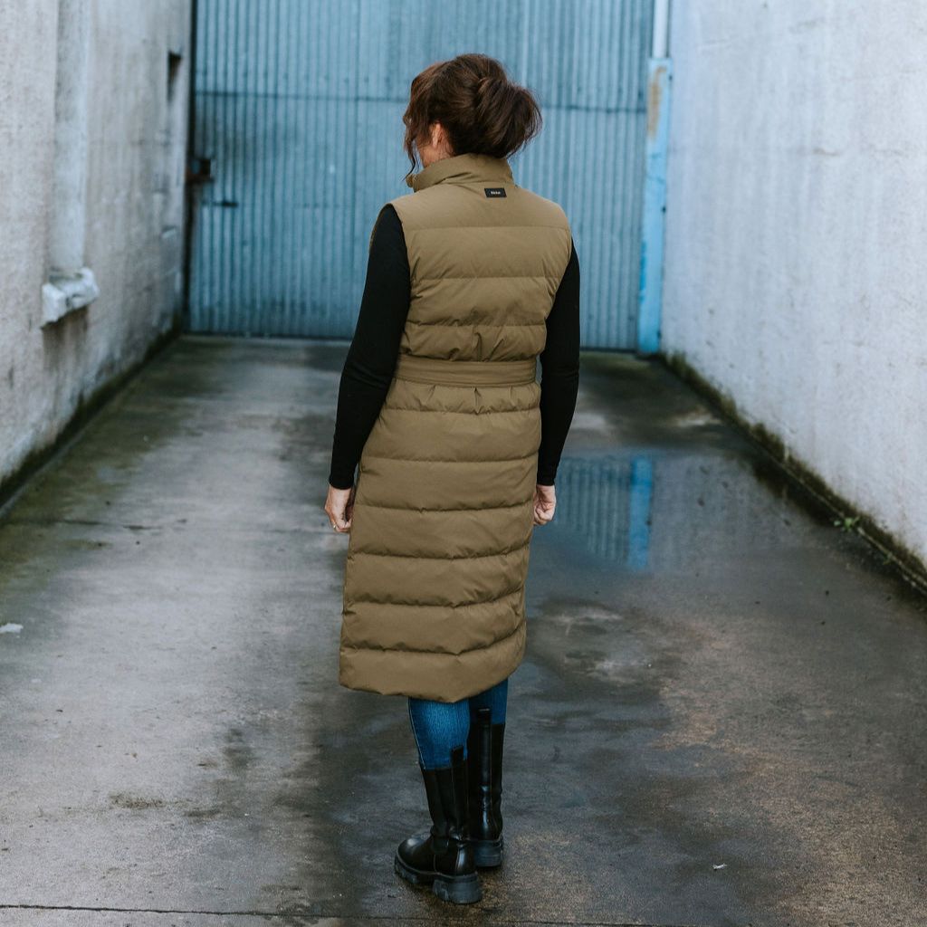 Bella Women&#39;s 90/10 Down Maxi Vest - Loden