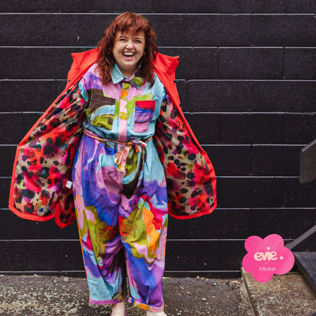 Billie Raincoat - Cherry Tomato/Evie Alternative Animal
