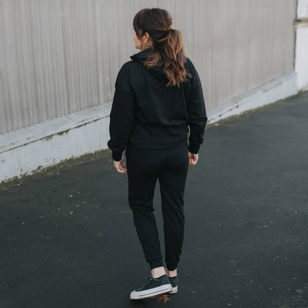 Dawn Women's Zip Up Hoodie - Black