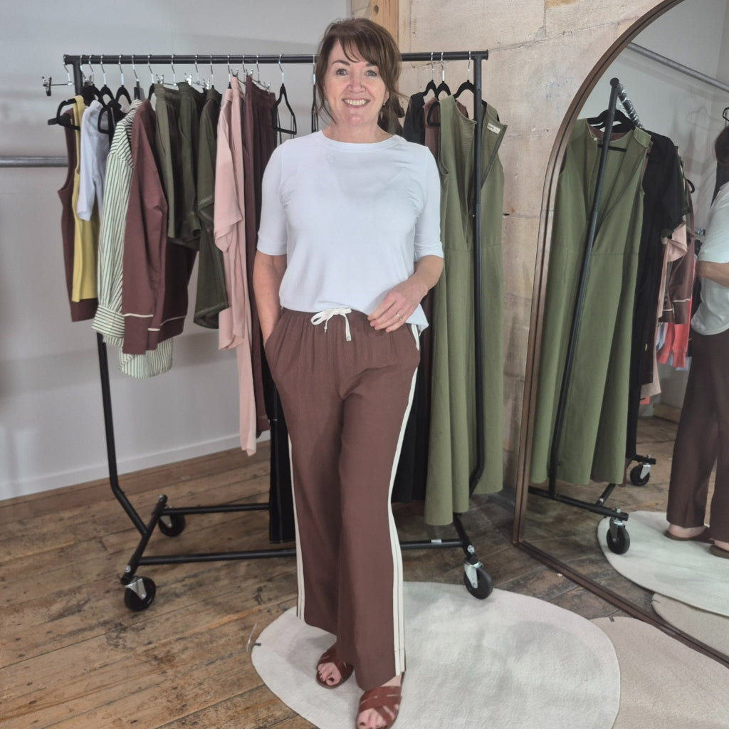 Indiana Women's Wide Leg Pants | Cocoa