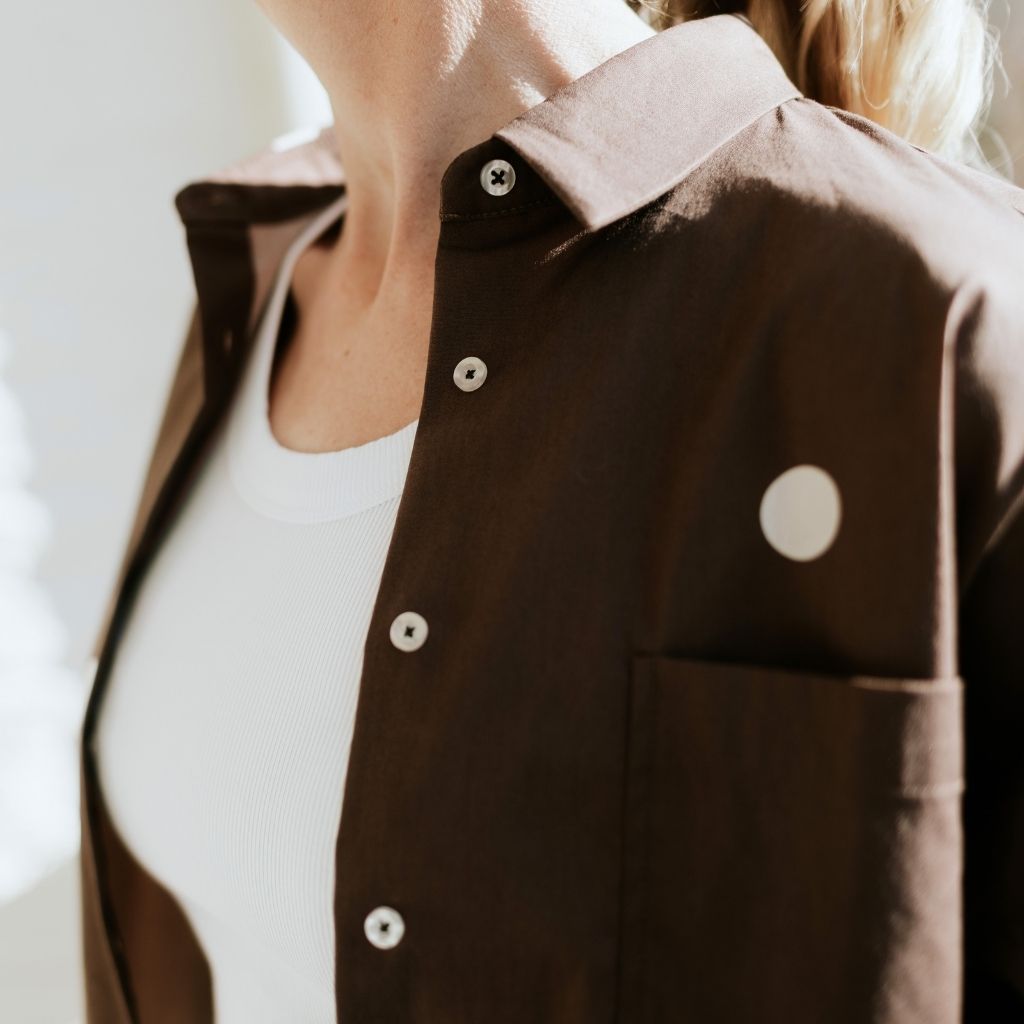 Alex Cropped Women's Shirt | Choc Spot