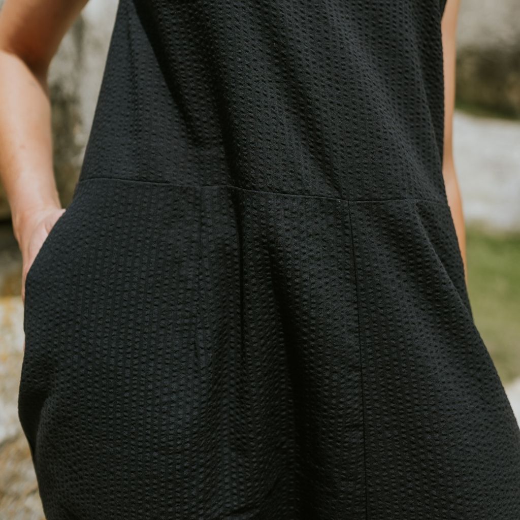 Anna Women&#39;s Drop Waist Dress | Black