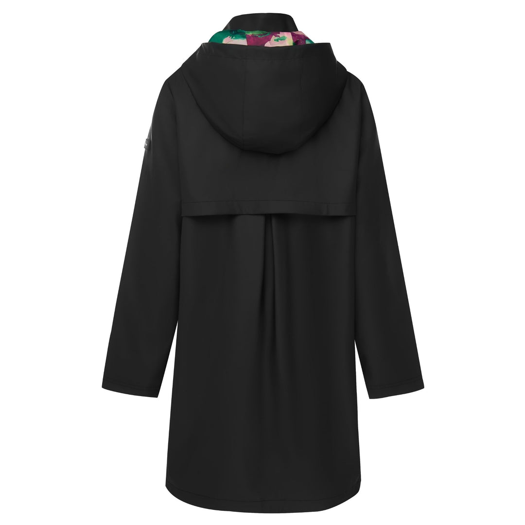 Billie Raincoat - Black/Evie Marble