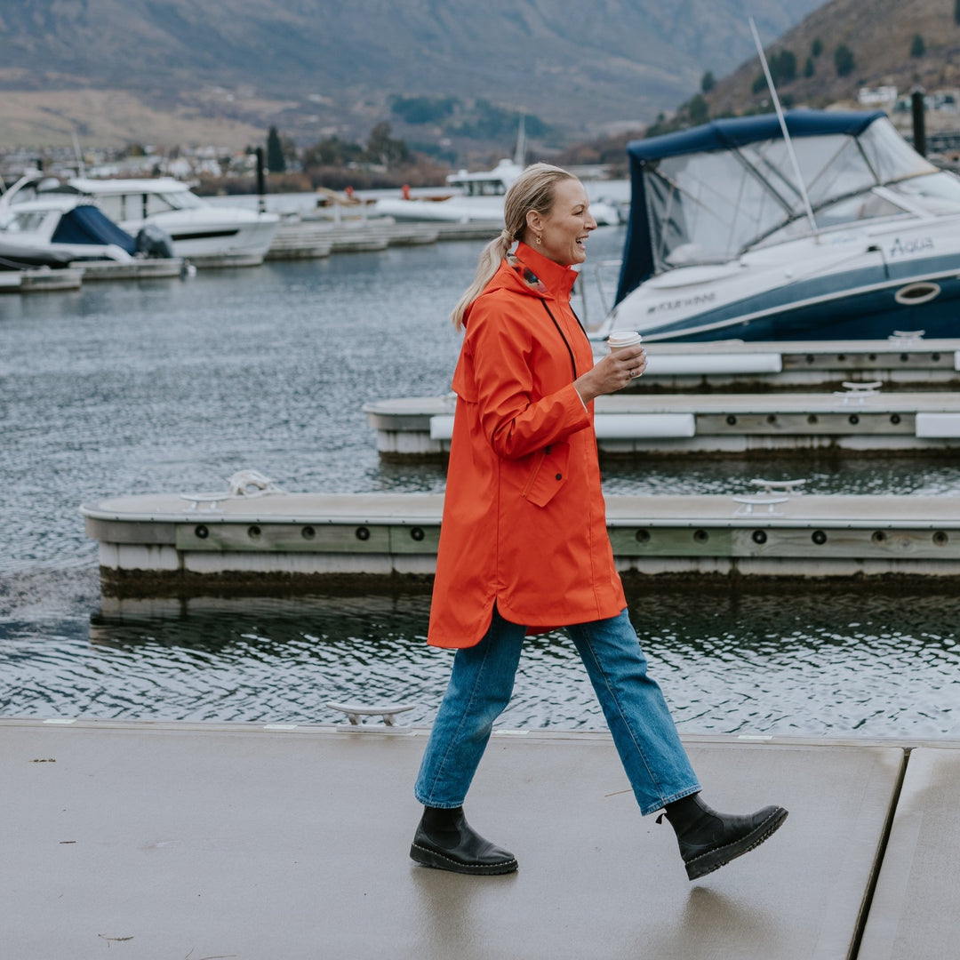 Billie Raincoat - Cherry Tomato/Evie Alternative Animal