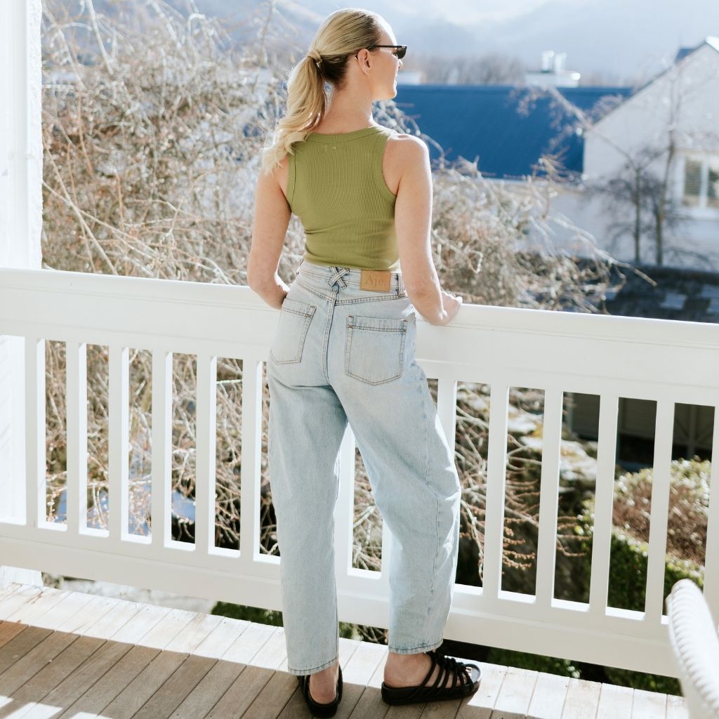 Birdie Women's Rib Knit Tank | Avocado