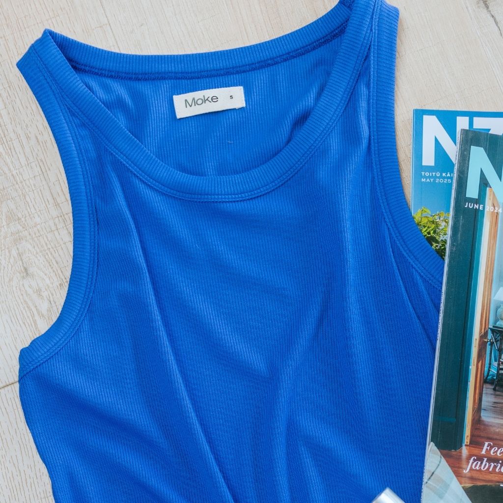 Birdie Women's Rib Knit Tank | Dazzling Blue