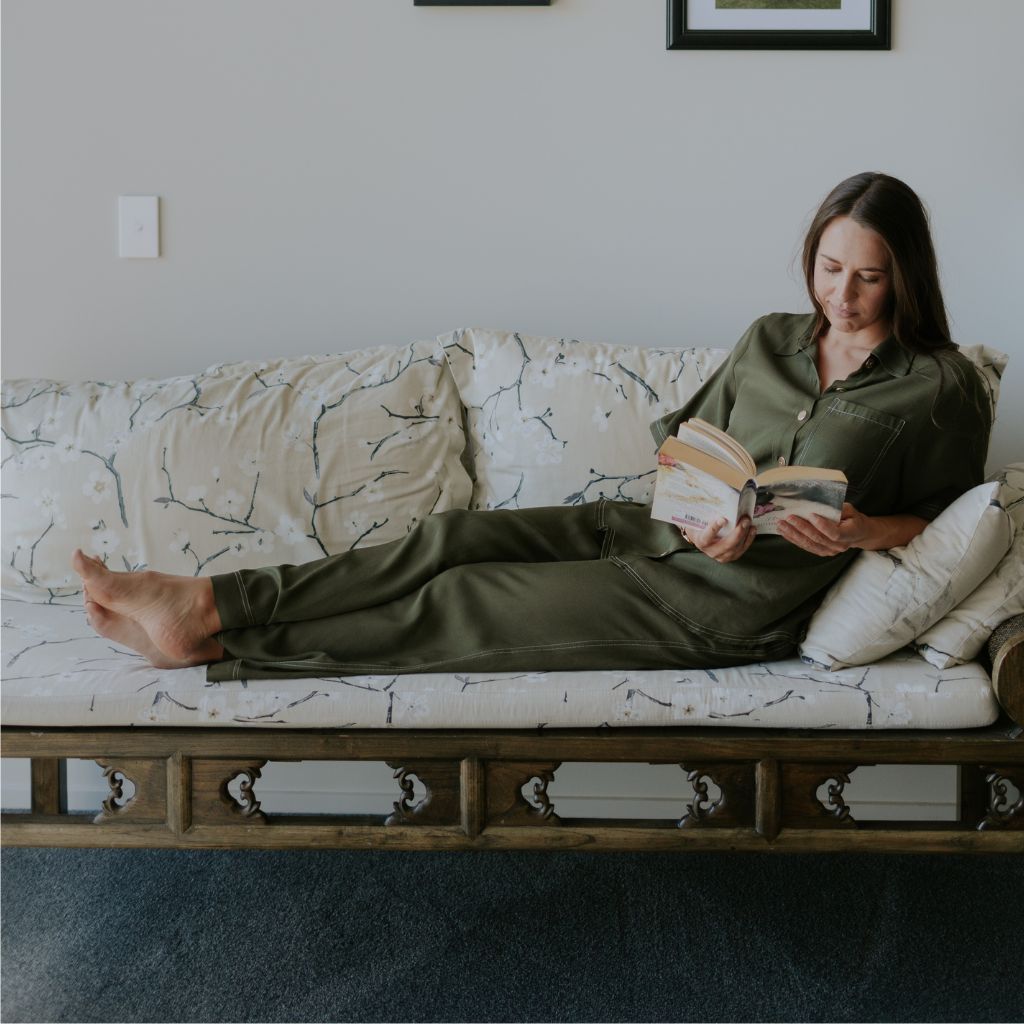 Bowie Women's Viscose Blend Pants - Bonsai Green