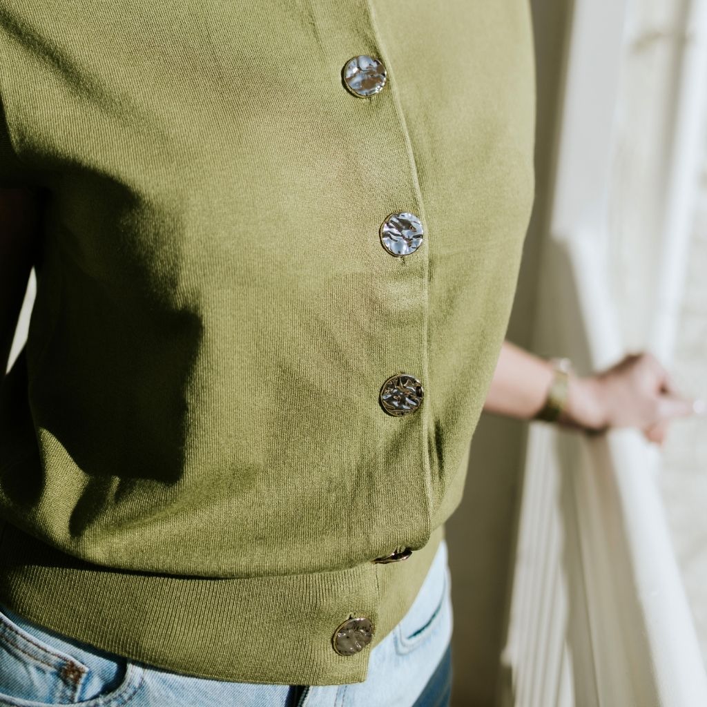 Camilla Women's Sweater Vest  |  Avocado