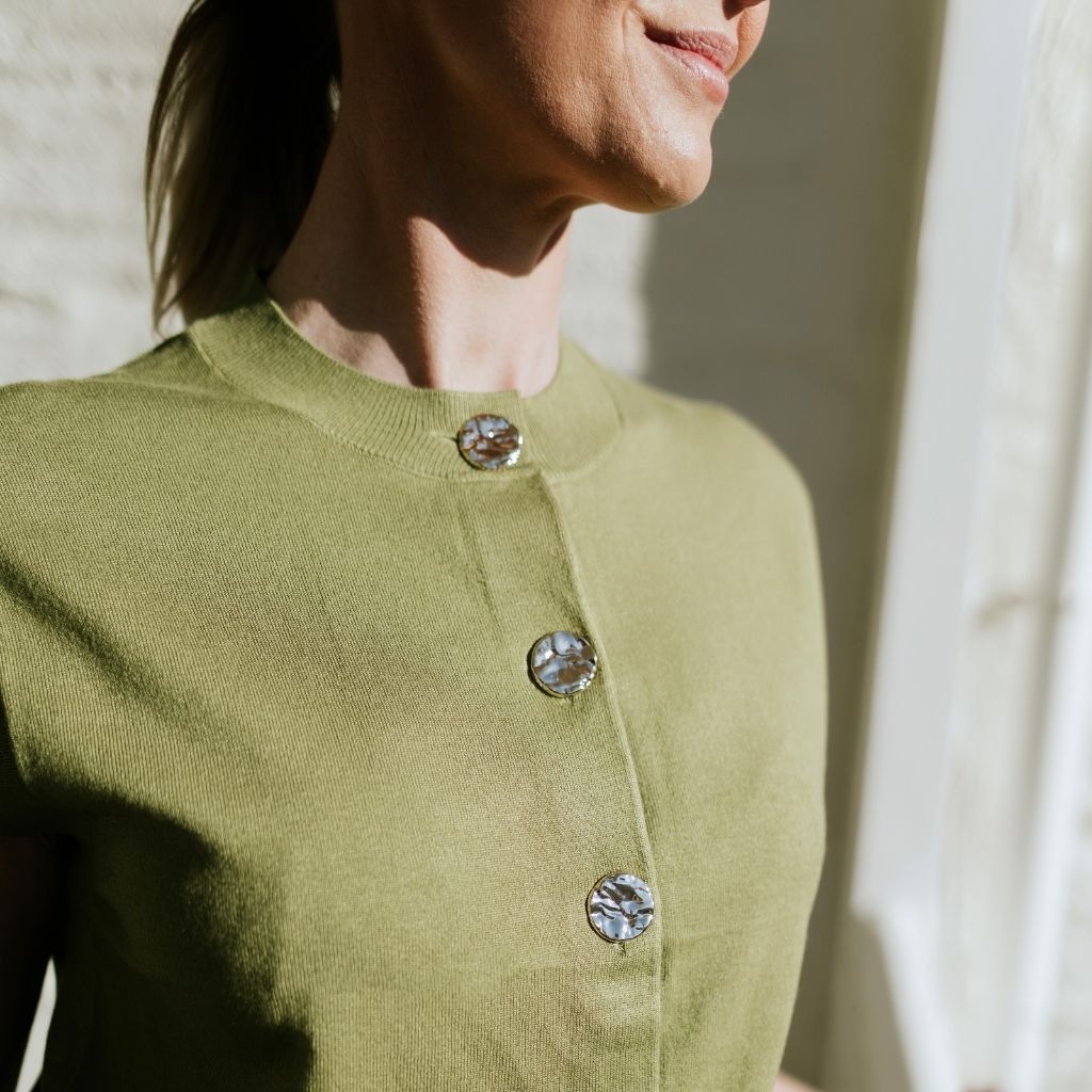 Camilla Women's Sweater Vest  |  Avocado