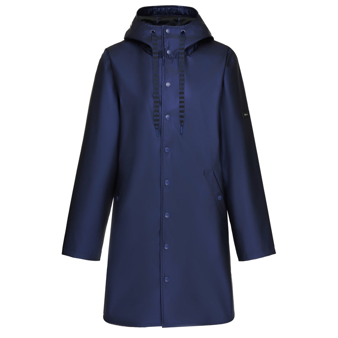 Charlie Raincoat - Metallic Blue